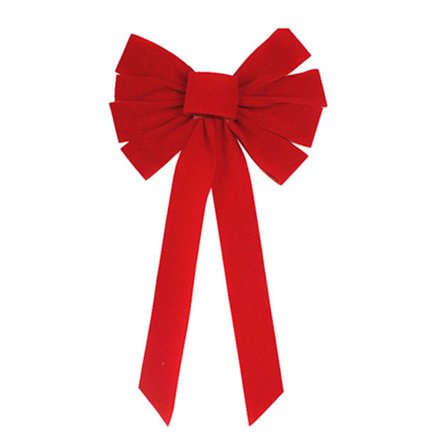 Røde Sløyfer Fløyel Julebuer Hengende Julebuer til Julekranser De