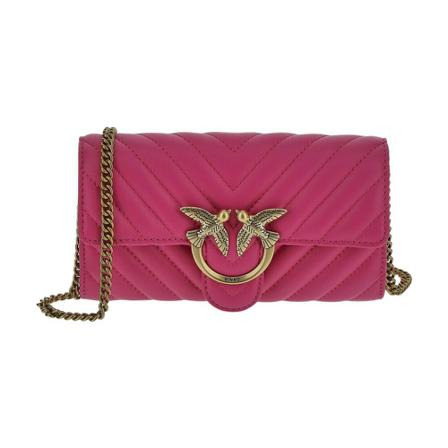Pinko Love Pung Pink, Dame Punge og Kortholder, Størrelse: ONE Size