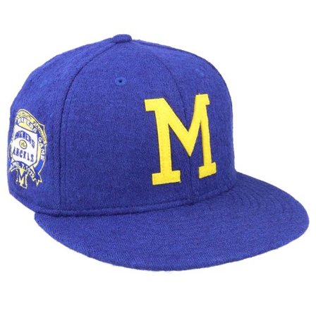 New Era - MLB Blå fitted Keps - Milwaukee Brewers Wool 59FIFTY Royal Fitted @ Hatstore