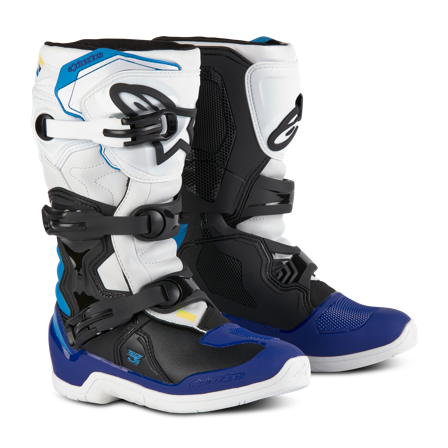 Nuorten Crossisaappaat Alpinestars Tech 3S Valkoinen/Musta/Sininen 42