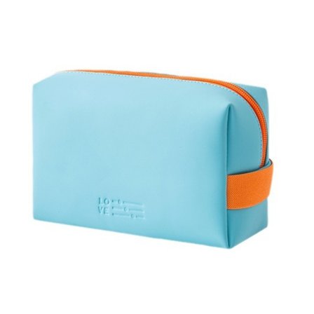 Toilet taske, blå makeup taske, toilet taske til børn, vandtæt makeup taske, velegnet til rejser og daglig brug