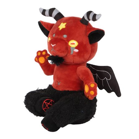 Baphomet Plysjdemon Utstoppet Dyr Gotisk Dekor For Rom Barnegaver