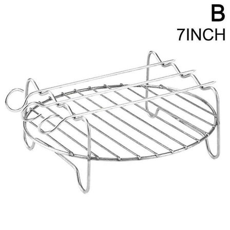 Tillbehör till Airfryer, bakform, Airfryer-ställ, grill 17,5 cm x 7 cm