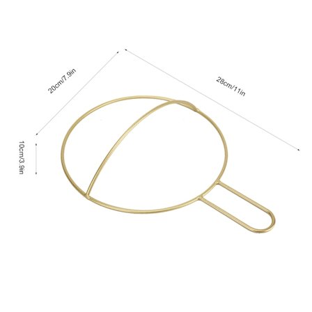 Vægmonteret håndklædeholder hylde ringholder organizer til hjemmet badeværelse (guld)