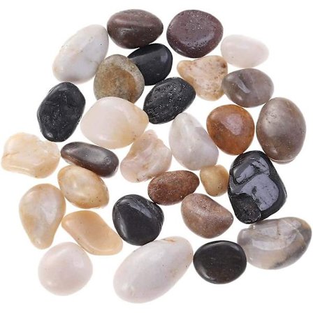 Naturlig kullersten natursten fisk tank sten färgglad sten trädgård landskap beläggning