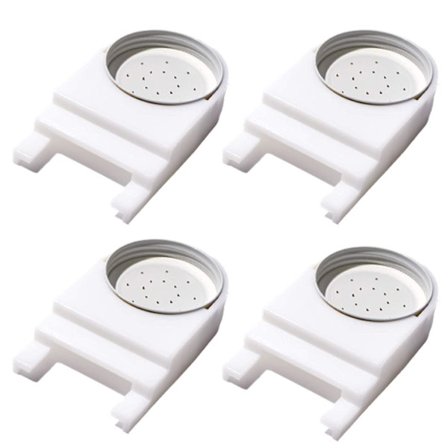 Foderautomat för bin vid entrén med lock för utfodring av bin med vatten eller sockersirap