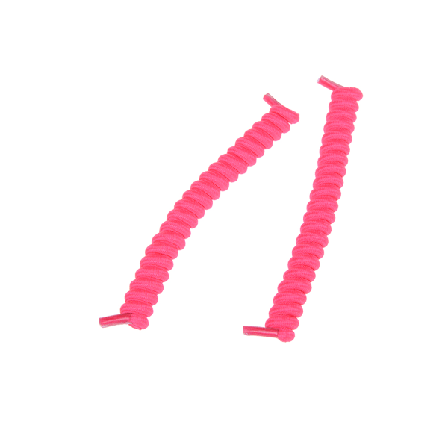 Elastic No Tie Lockiga skosnören Coiler Elastic Twisty Unisex Fi Rose Red 0