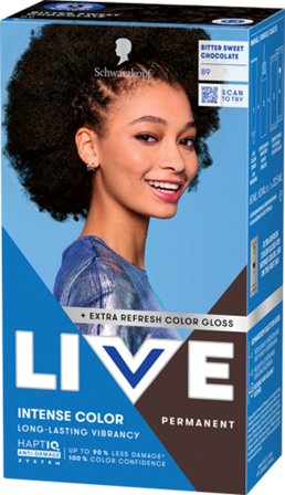 Schwarzkopf LIVE Intense Color 89 Bitter Sweet Chocolate (W) 89 Bitter Sweet Chocolate, Hår, Hårfarve, Permanent Hårfarve