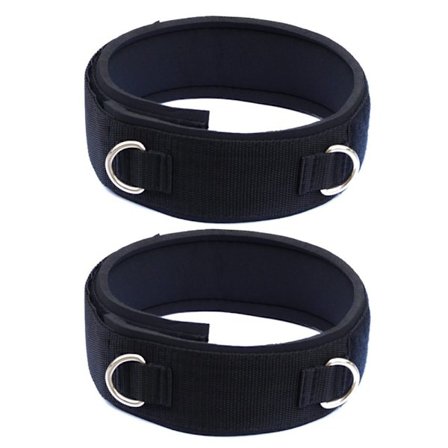 Lårrem Neopren Vadderad Fitness Ben Cuffs Styrketräning S