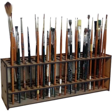 67 Huller Penselholder, Pensel Organizer, Pensel