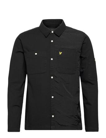 Tech Pocket Overshirt Overshirts Svart Lyle & Scott