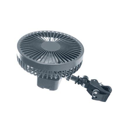 Liten Clip-on Fläkt 4 Hastigheter USB Fläkt med Starkt Luftflöde Clip Skrivbordsfläkt Tyst