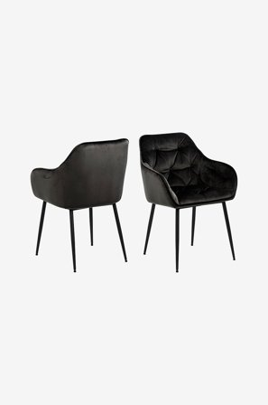 AC Design Furniture - Karmstol Alice, 2-pack - Brun - Karmstolar - Från Homeroom