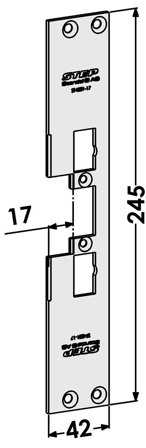 STEP ST4001-17 Stolpe till STEP 40/90/48/98 Preload 17 mm, motsvarande ST6558/731-17, Larm & säkerhet