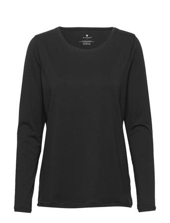 Jbs Of Dk Tee Ls Bamboo Top Svart JBS Of Denmark