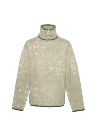 Hést Iben Half-Zip Herre - Eucalyptus