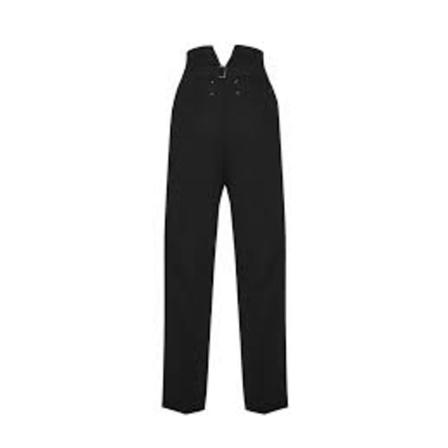 Maison Margiela, Wide Trousers Zwart, Dames, Maat:XS