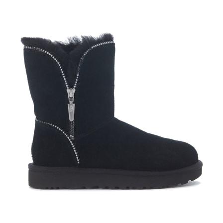 UGG Florence suede ankle Støvler Sort, Dame, Størrelse: 36 EU