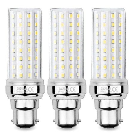 20 W LED-maissilamput, 150 W vastaava hehkulamppu, 2300 LM, 3000 K lämmin valkoinen, B22-bajonettilamput, 3 kpl – erikoislahjoja