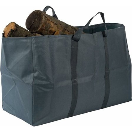 Vedsekk - Multifunksjonell - 60 x 30 x 40 cm - Grå - Kapasitet 72 liter - 100% 600 denier Oxford polyester KLB