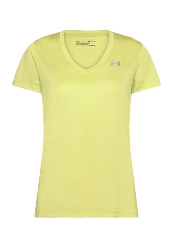 Tech Ssv - Twist T-shirts & Tops Short-sleeved Gul Under Armour*Betinget Tilbud