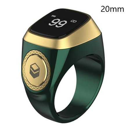 Smart Tasbih Tally Counter Ring for Muslims Zikr Digital