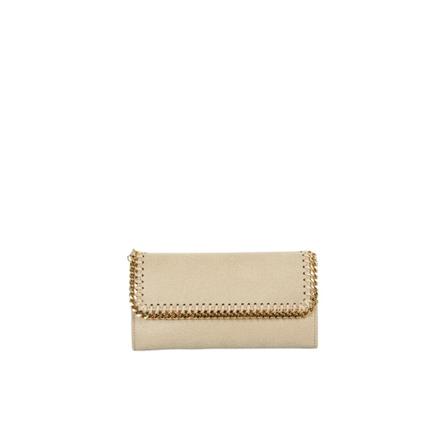 Stella McCartney wallet , Beige , Dames , Maat: ONE Size Portefeuilles