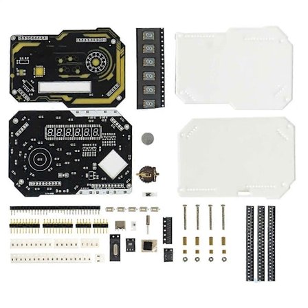 Digital Bordklokke Elektronisk DIY Kit Klokke Lodding Fabrikasjonssett Gaming Skrivebordsornament