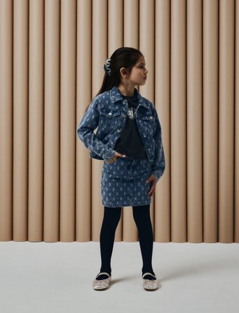 name it Nkfbente Dnm Skirt 5352-Za N - Blue - 158