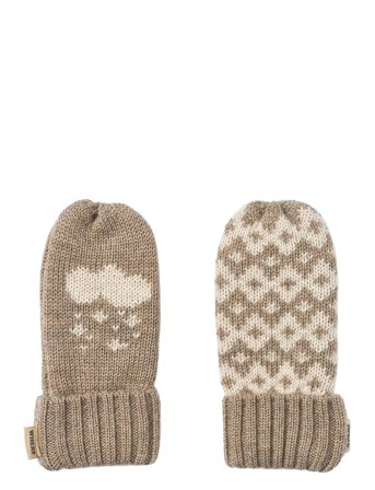 Wheat | Jacquard Mittens Towsi | M