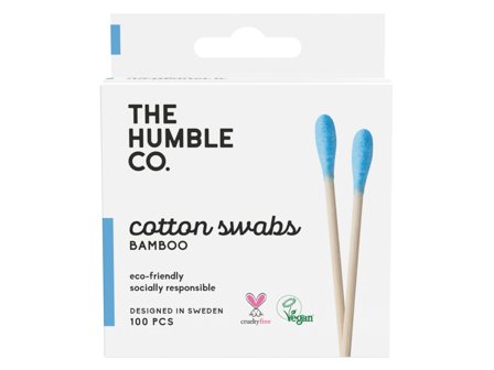 The Humble Co. Cotton Swabs Q-tips, 100 stk.