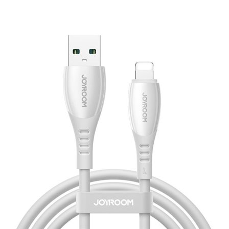 Joyroom S-A59 Vibrant Series 3A USB-A - Lightning-kaapeli 1,2m - valkoinen