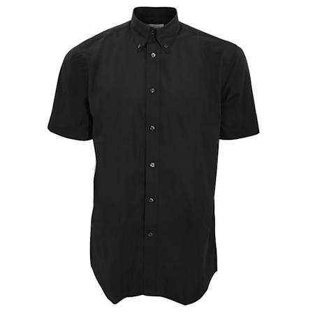 Kustom Kit Herr Workforce Kortärmad Skjorta / Herr Arbetsskjortor Black M