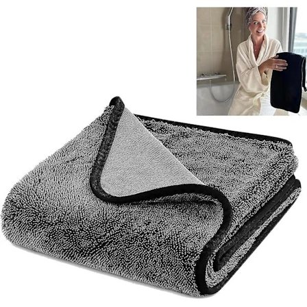 Brusekabinehåndklæde til vandfjernelse i brusebad og badekar, skinnende bad Xxl tørrehåndklæde, hurtigtørrende tørrehåndklæde 1 stk. 40 x 60 cm