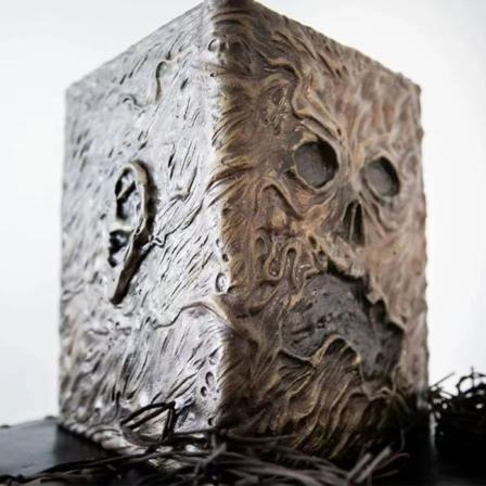 CDQ Necronomicon Summon Book Altar Ceremoni Prop Svart