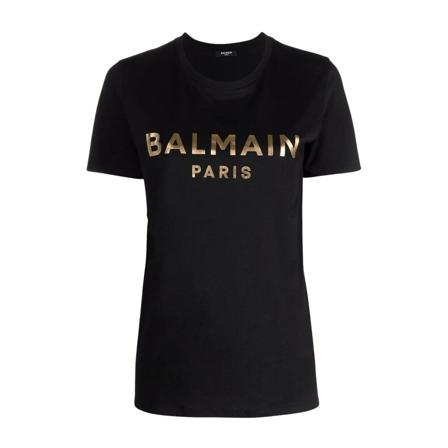 Balmain T-shirt svart, Dam, Dam, Storlek: M