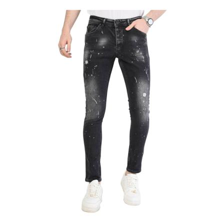 Local Fanatic Slim-fit Jeans grå, Herr, Herr, Storlek: W33