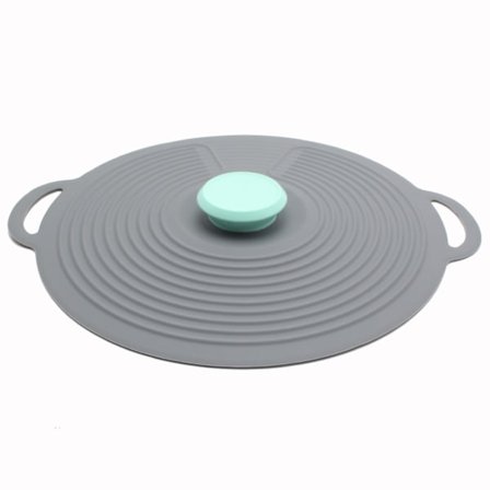 Silikonlokk - 23 cm - Lufttett lokk for oppbevaring og tilberedning av mat - BPA-fri - Ovn, mikrobølgeovn, fryser, komfyrtopp og oppvaskmaskinsikker