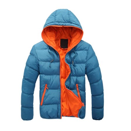 Vinterfrakker til mænd Vandafvisende hætteforet pufferfrakke til koldt vejr overtøj