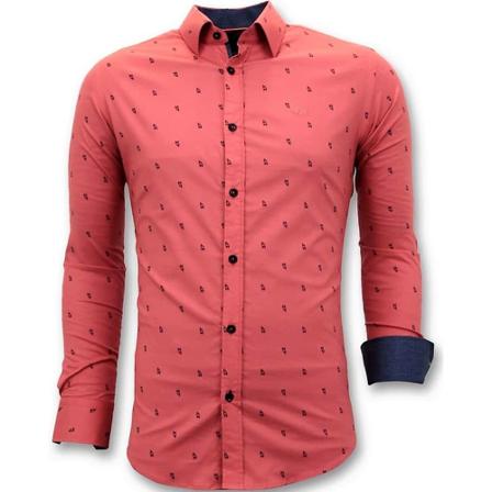 Gentile Bellini - Skjortor - Röd - Herr - Storlek: 2xl, Herr, Storlek: 2XL
