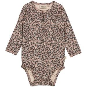 Wheat Winter Flowers Liv Baby Body 6 Months - All in ones - 6 months - Black - Mädchen
