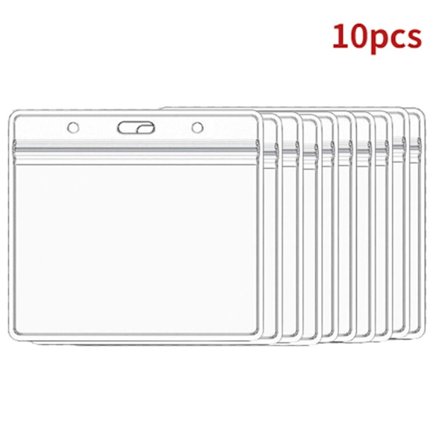 10 Stk/Pakke Kort Clip Card Cover HORISONTAL VERSION HORISONTAL
