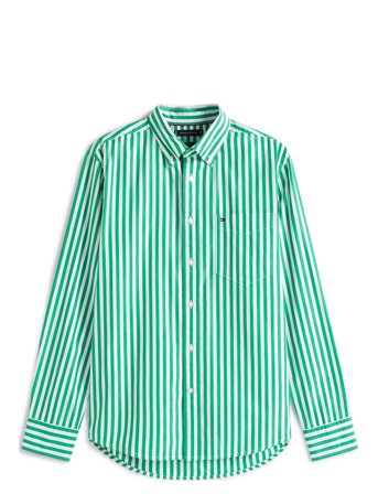 Tommy Hilfiger | Flex Poplin Bold Stripe Shirt | XXXL