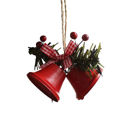Julbellsmycke i metall, juldekorationer, hänge