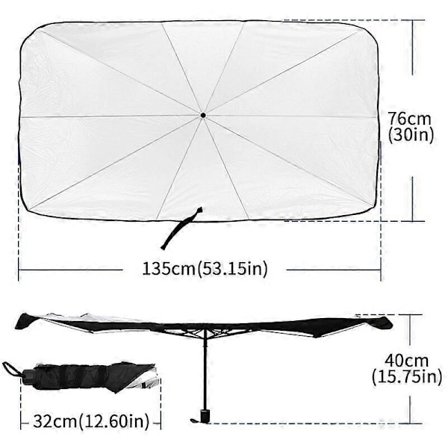 Toyota TRD RAV4 Camry C-HR PRADO -automallin aurinkosuoja-sateenvarjo auton sisätiloihin, etuikkunan aurinkosuoja, tuulilasin UV-suoja, visiiri, 