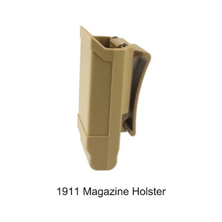 Magasinficka Single Mag Pistol Hölster för Glock eller Colt 1911 9 mm patronficka Military Gear Holder Mags för Glock USP
