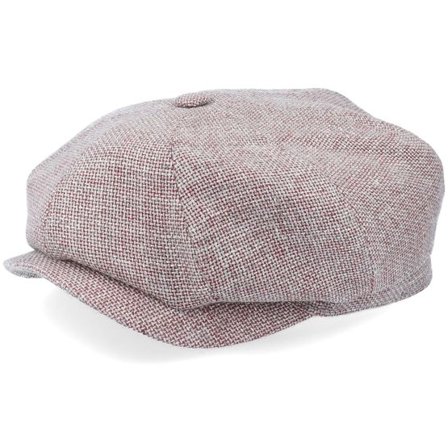 Stetson - Lila flatcap Keps - Hatteras Virgin Wool/Linen Purple Flat Cap @ Hatstore