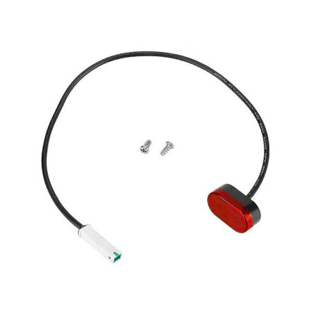 Til Ninebot G30 Max Baglygte Lys Bageste Sikkerhedsadvarsel Klar Lampe med Skruer