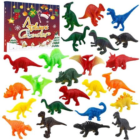 Joulukalenteri 24 kpl Dinosauruksen lelurasia - Täydellinen