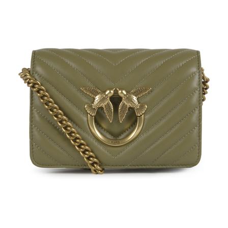 Pinko, Shoulder Bags Zielony, Kobieta, Rozmiar: ONE Size
